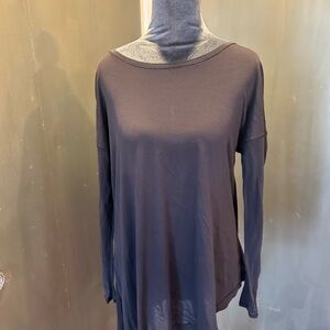 lululemon athletica Black Long-Sleeve Asymmetric Tunic